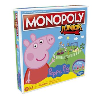 Hasbro Gra Monopoly Junior Świnka Peppa Wersja Polska F1656