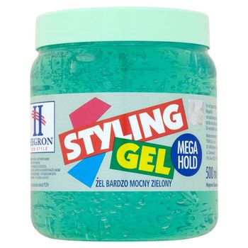 Hegron Żel do włosów bardzo mocny zielony 500 ml