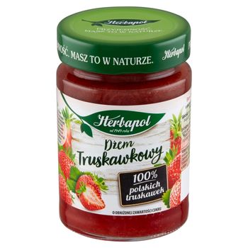 Herbapol Dżem o obniżonej zawartości cukru truskawkowy 280 g