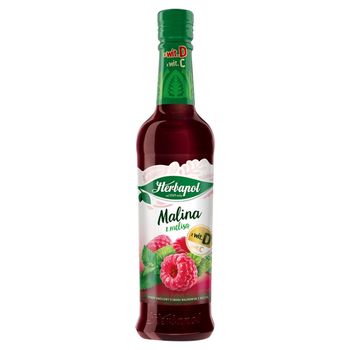 Herbapol Owocowa Spiżarnia Syrop owocowy malina z melisą 420 ml