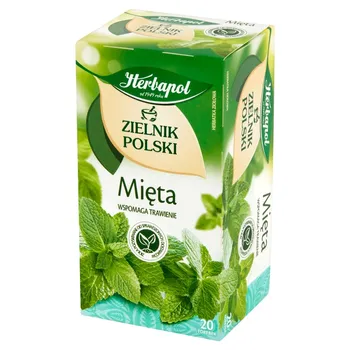 Herbapol Zielnik Polski Herbatka ziołowa mięta 40 g (20 x 2 g)