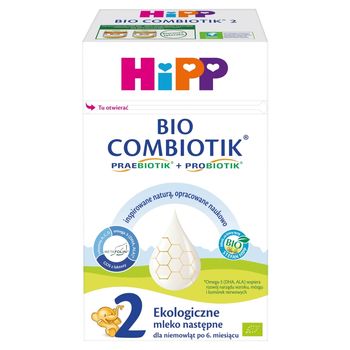 HiPP 2 BIO Combiotik Ekologiczne mleko następne dla niemowląt po 6. miesiącu 550 g