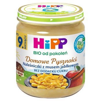 HiPP BIO Domowe Pyszności Naleśniczki z musem jabłkowym po 9. miesiącu 200 g