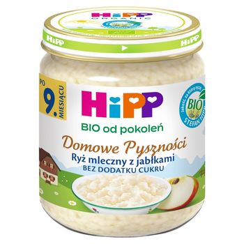 HiPP BIO Domowe Pyszności Ryż mleczny z jabłkami po 9. miesiącu 200 g