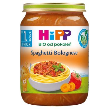 HiPP BIO Junior Spaghetti bolognese po 1. roku 250 g 
