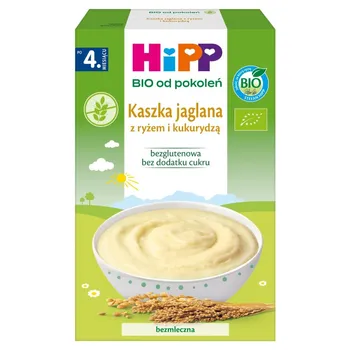 HiPP BIO Kaszka jaglana z ryżem i kukurydzą po 4. miesiącu 200 g