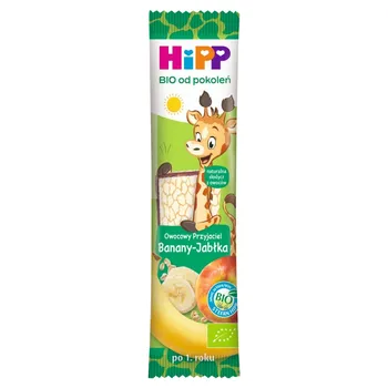 HiPP BIO Owocowy Przyjaciel Owocowy batonik dla małych dzieci po 1. roku banany-jabłka 23 g