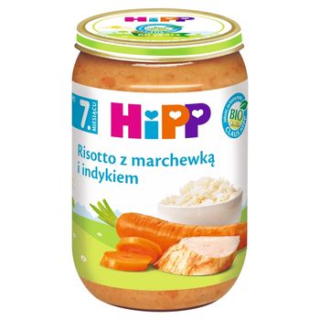 HiPP BIO Risotto z marchewką i indykiem po 7. miesiącu 220 g