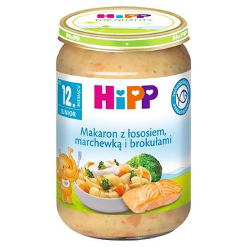HiPP Junior Makaron z łososiem marchewką i brokułami po 12. miesiącu 250 g