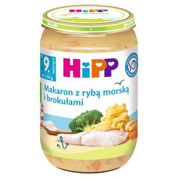 HiPP Makaron z rybą morską i brokułami po 9. miesiącu 220 g