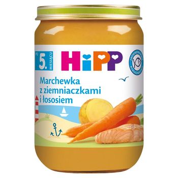 HiPP Marchewka z ziemniaczkami i łososiem po 5. miesiącu 190 g