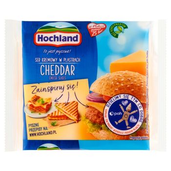 Hochland Ser kremowy w plastrach Cheddar 130 g