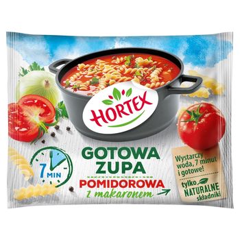 Hortex Gotowa zupa pomidorowa z makaronem 350 g