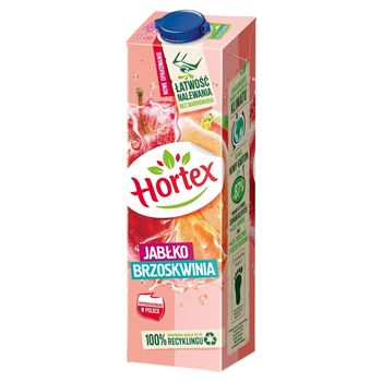 Hortex Napój jabłko brzoskwinia 1 l