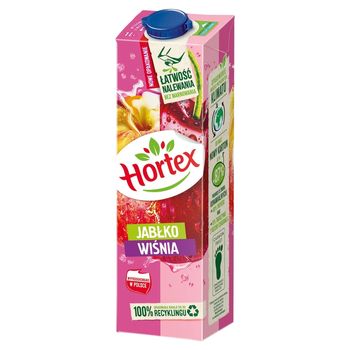 Hortex Napój jabłko wiśnia 1 l