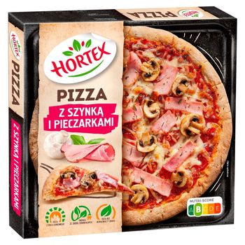 Hortex Pizza z szynką i pieczarkami 345 g