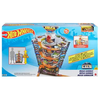 Hot Wheels City - Zestaw Zakręcony Mega Garaż GTT95