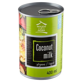 House of Asia Produkt roślinny z kokosa o obniżonej zawartości tłuszczu 400 ml