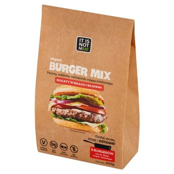 It is not mEAT Burger Mix Roślinny zamiennik mięsa mielonego 200 g