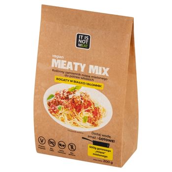 It is not mEAT Meaty Mix Roślinny zamiennik mięsa mielonego do potraw włoskich 200 g