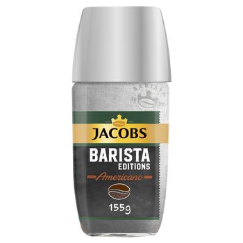 Jacobs Barista Edition Americano Kawa rozpuszczalna ze zmielonymi ziarnami kawy 155 g