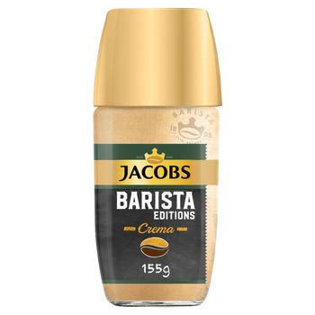 Jacobs Barista Edition Crema Kawa rozpuszczalna ze zmielonymi ziarnami kawy 155 g