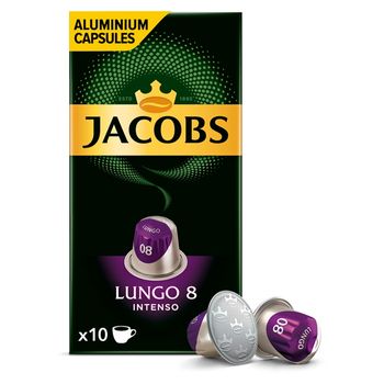 Jacobs Lungo Intenso Kawa mielona w kapsułkach 52 g (10 sztuk)