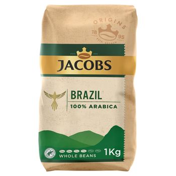 Jacobs Origins Brazil Bright & Rounded Kawa ziarnista palona 1000 g