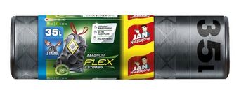 Jan Niezbędny Magnum Flex Worki na śmieci z taśmą 35 L