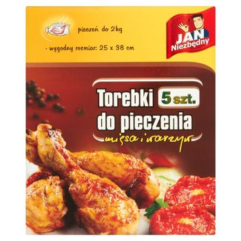 Torebki do Pieczenia Mięsa i Warzyw Jan Niezbędny 5 sztuk
