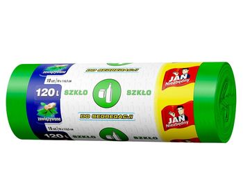 Jan Niezbędny Worki do segregacji 120 L 10 szt. zielony