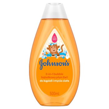 Johnson's Bąbelkowy płyn do kąpieli i mycia ciała 2w1 500 ml