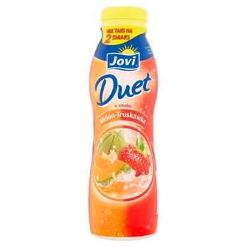 Jovi Duet Napój jogurtowy o smaku melon-truskawka 350 g