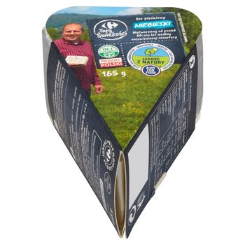 Carrefour Targ Świeżości Ser pleśniowy niebieski 165 g