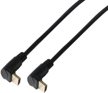 POSS Kabel kątowy  HDMI (wtyk) - HDMI (wtyk) 2 m PSDAV10