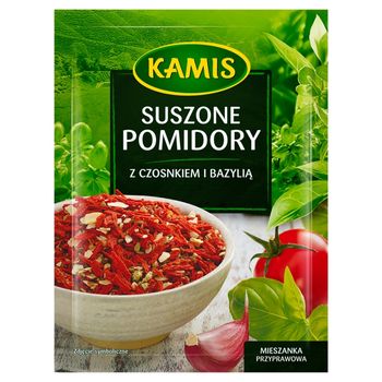 Kamis Suszone pomidory z czosnkiem i bazylią Mieszanka przyprawowa 15 g