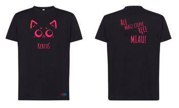 KERFUŚ T-shirt dwustronny czarny M