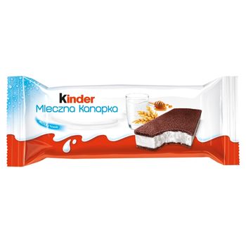 Kinder Mleczna Kanapka Biszkopt z mlecznym nadzieniem 28 g
