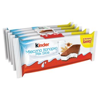 Kinder Mleczna Kanapka Biszkopt z mlecznym nadzieniem 5 x 28 g