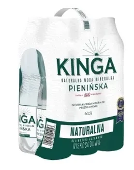 Kinga Pienińska Woda mineralna naturalna 6 x 1,5 L