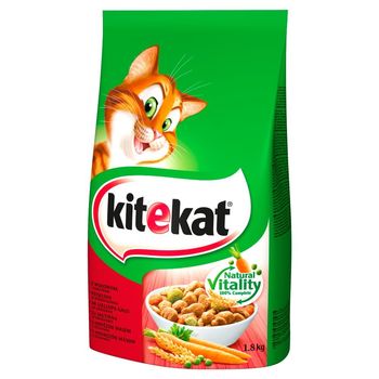 Kitekat Karma pełnoporcjowa z wołowiną i warzywami 1,8 kg