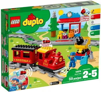 LEGO Duplo Klocki Pociąg parowy 10874