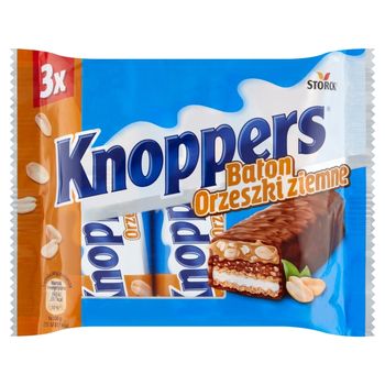 Knoppers Baton orzeszki ziemne 120 g (3 x 40 g)