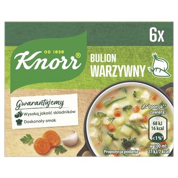 Knorr Bulion warzywny 60 g (6 x 10 g)