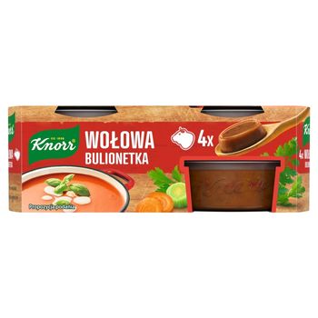 Knorr Wołowa bulionetka 112 g (4 x 28 g)