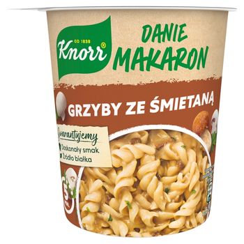 Knorr Danie makaron grzyby ze śmietaną 59 g