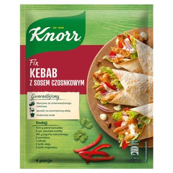 Knorr Fix kebab z sosem czosnkowym 40 g