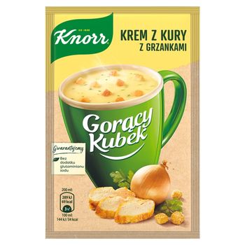 Knorr Gorący Kubek Krem z kury z grzankami 16 g
