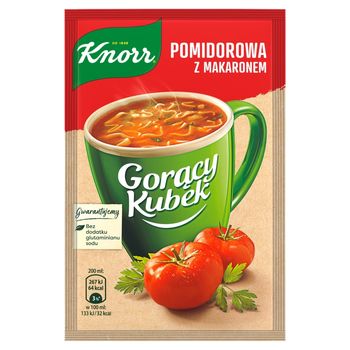 Knorr Gorący Kubek Pomidorowa z makaronem 19 g