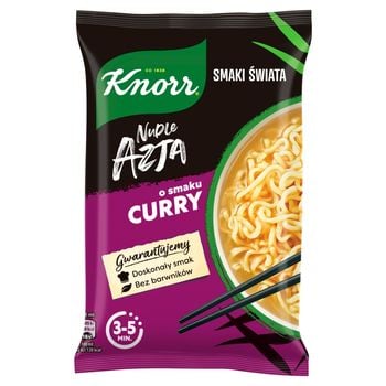 Knorr Nudle Azja Zupa-danie o smaku curry 70 g